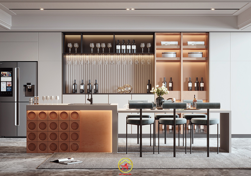 Tủ bếp nhựa Acrylic AC 2